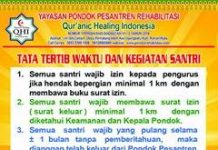 TATA TERTIB WAKTU DAN KEGIATAN SANTRI