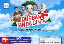 Mari Berqurban Bersama Pondok pesantren rehabilitasi Qur’anic healing indonesia