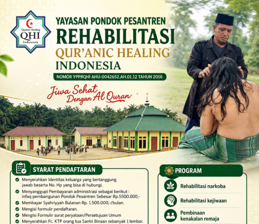 Persyaratan Rehab ’Berdiri Sejak 2016, QHI Menjadi Tempat Rehabilitasi Islami untuk Pemulihan Jiwa dan Akhlak