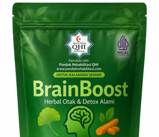 BrainBoost, Herbal Racikan Pondok Rehabilitasi QHI Hadir Ampuh untuk gangguan jiwa Dan detok narkoba